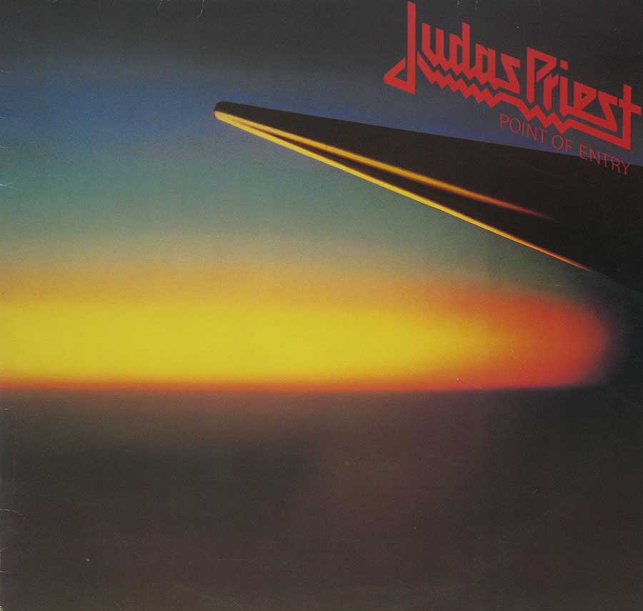 large album front cover photo of: JUDAS PRIEST - Point Of Entry 12" Vinyl LP Album 