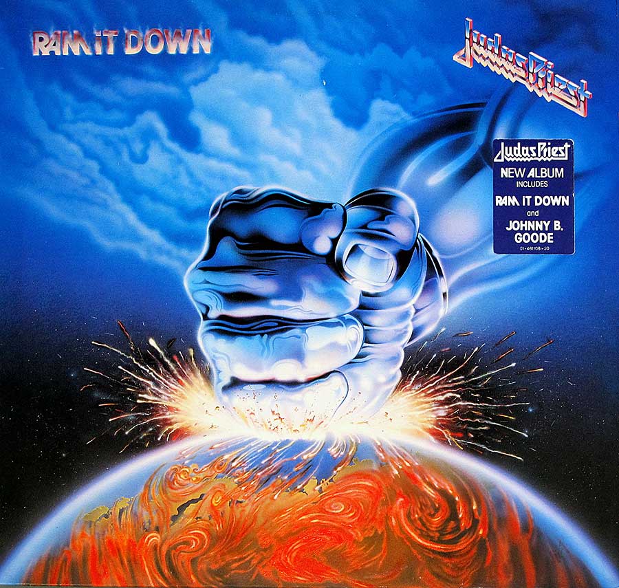Front Cover Photo Of JUDAS PRIEST - Ram It Down 12" Vinyl LP Album