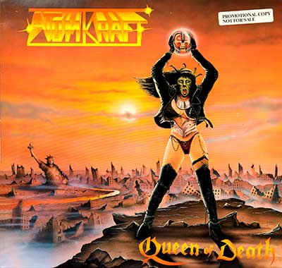 ATOMKRAFT - Queen of Death (Netherlands Release) album front cover vinyl record