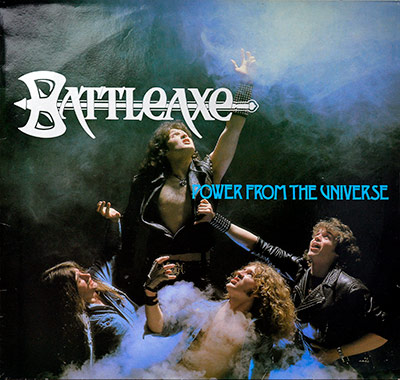 BATTLEAXE - Power from The Universe album front cover vinyl record