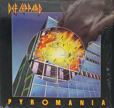 Thumbnail of DEF LEPPARD - Pyromania 12" LP album front cover