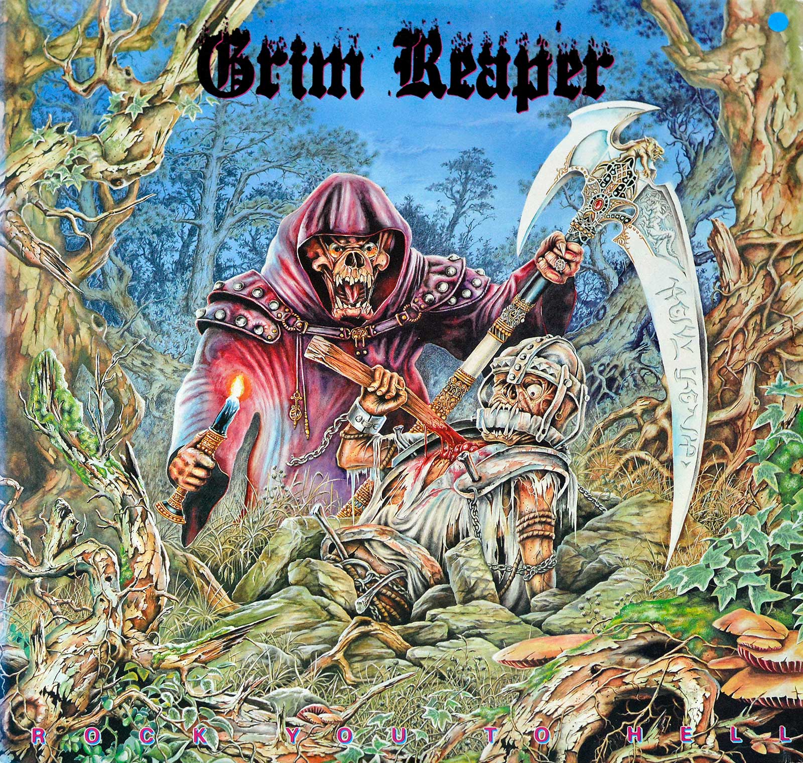 Album Front Cover Photo of GRIM REAPER - Rock You To Hell ( USA Release ) 