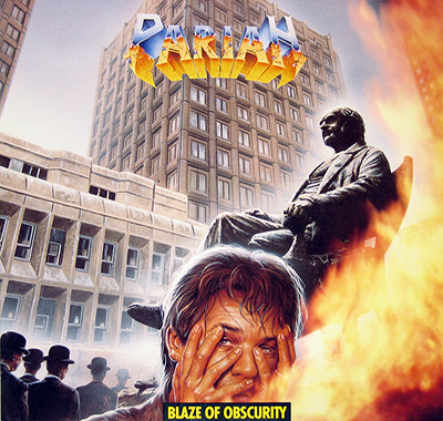 PARIAH - Blaze Of Obscurity album front cover vinyl record