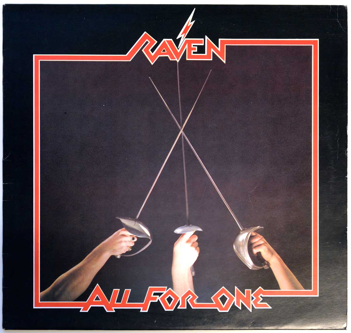 High Quality Photo of Album Front Cover  "RAVEN - All For One NWOBHM"