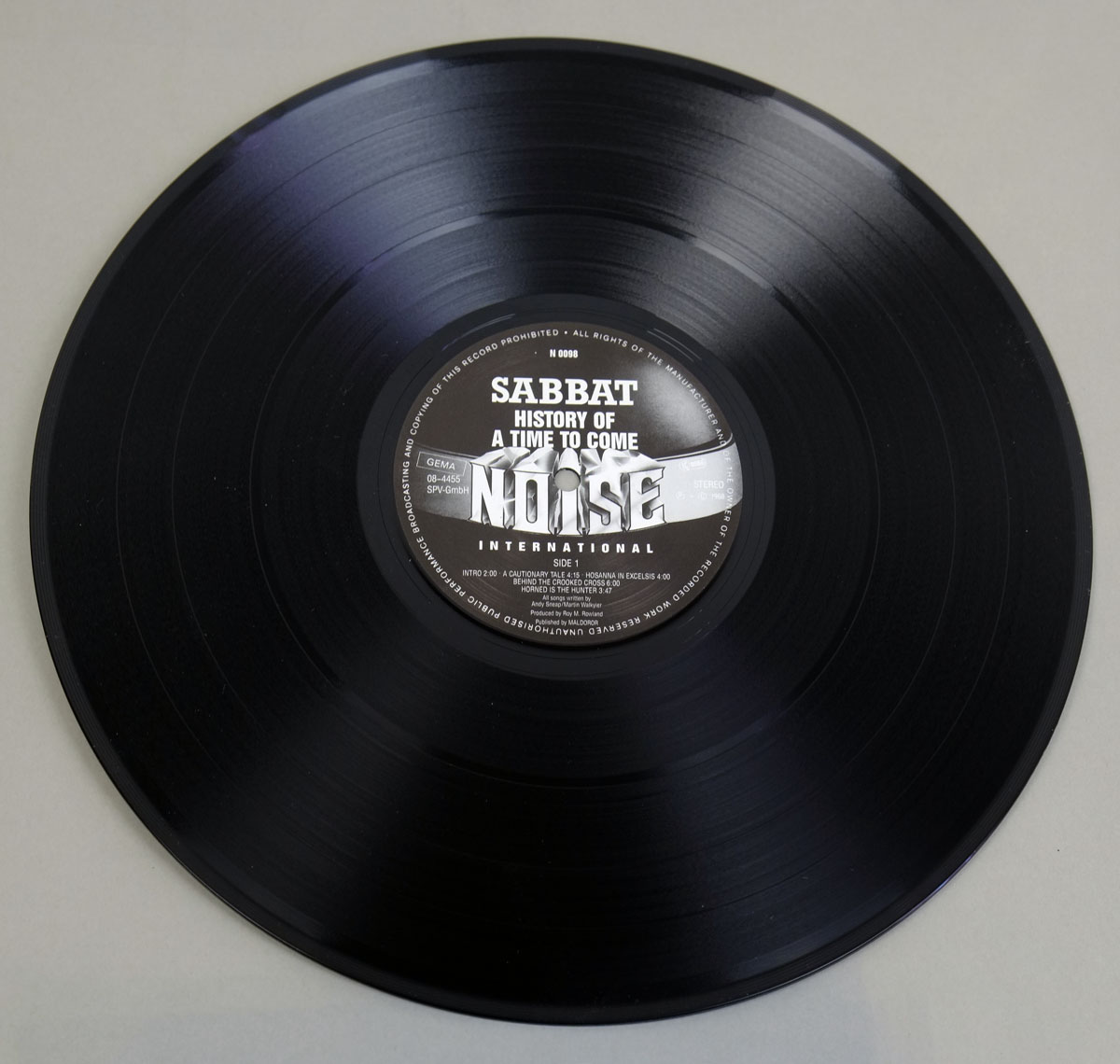 SABBAT History of a Time to Come British Thrash Metal Album Cover 