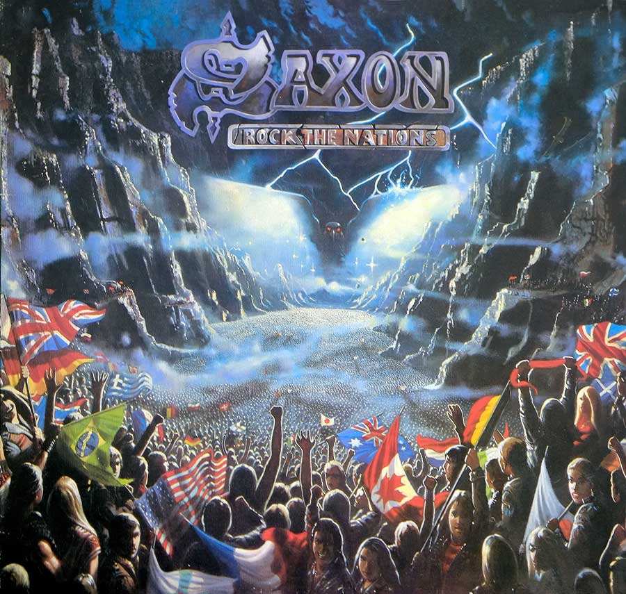 large album front cover photo of: SAXON -  Rock The Nations 