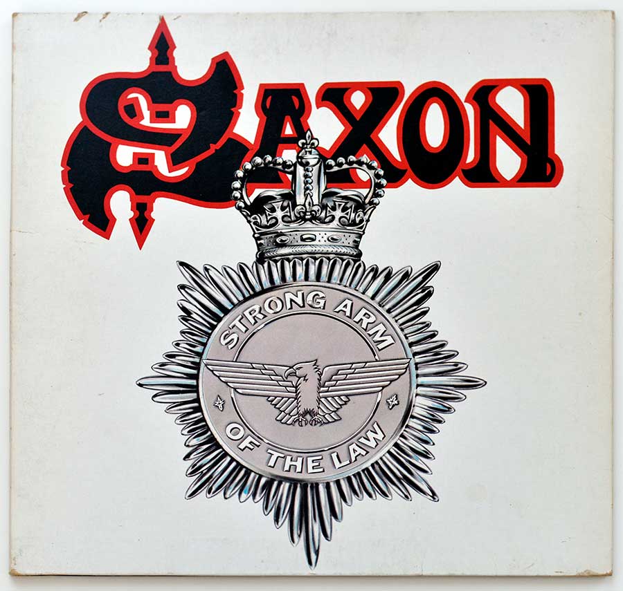 Front Cover Photo Of SAXON - Strong Arm of the Law ( French Release ) 