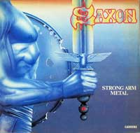 SAXON STRONG ARM METAL, SAXON'S GREATEST HITS 12" LP VINYL