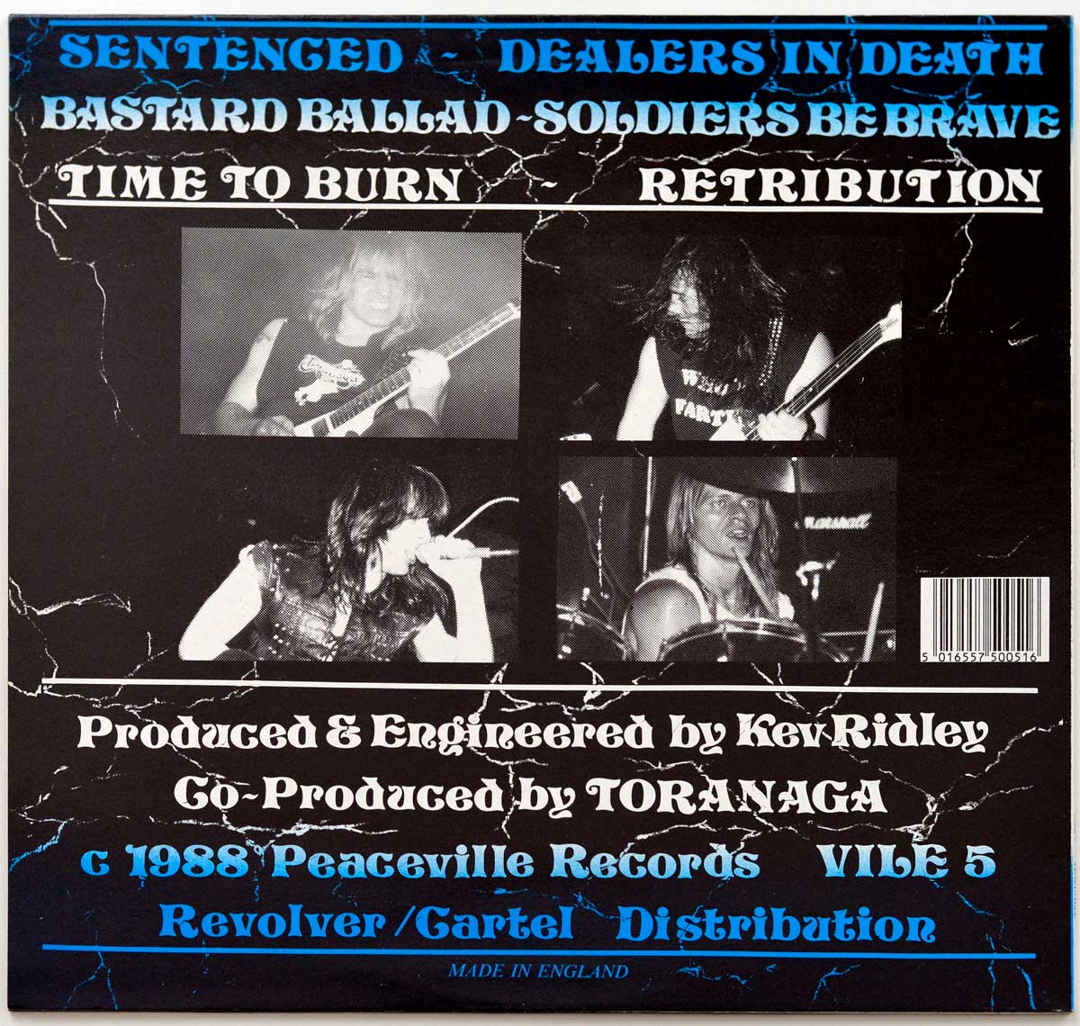 Photo of album back cover TORANAGA - Bastard Ballads 
