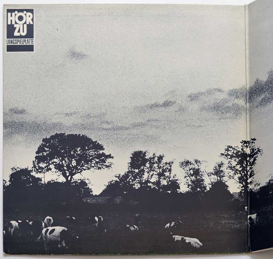 Photo of the left page inside cover PINK FLOYD - Atom Heart Mother Germany HÖR ZU 