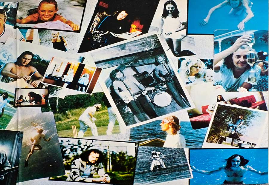 DAVID GILMOUR - Self-Titled German Release Gatefold Cover 12" LP ALBUM VINYL inner gatefold cover
