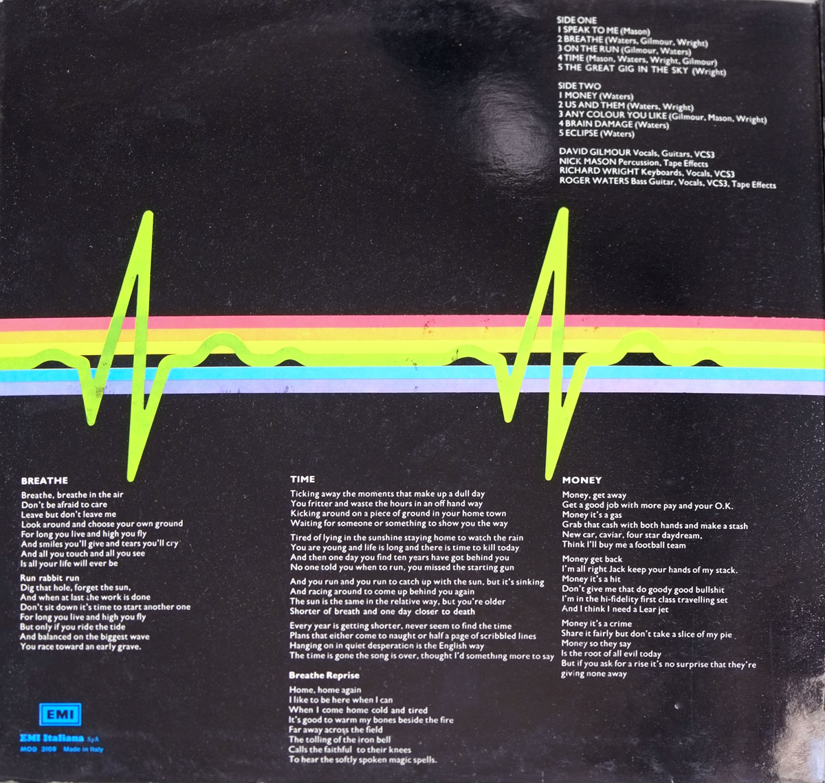 Dark side of the moon (italian 90s original 9-trk cd album ps & booklet) by Pink  Floyd, CD with gmvrecords - Ref:117768087