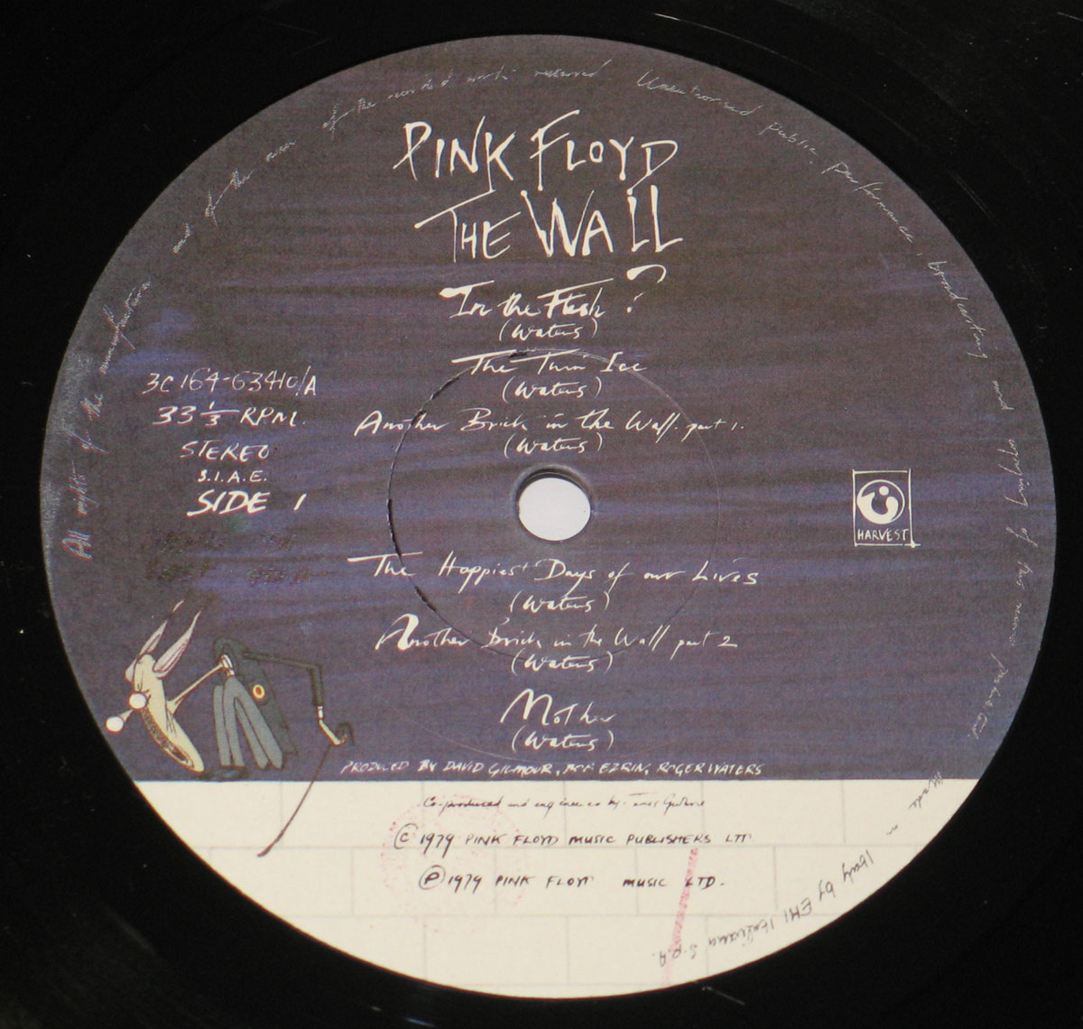 PINK FLOYD The Wall Italy Album Cover Gallery & 12 Vinyl LP Discography  Information #vinylrecords