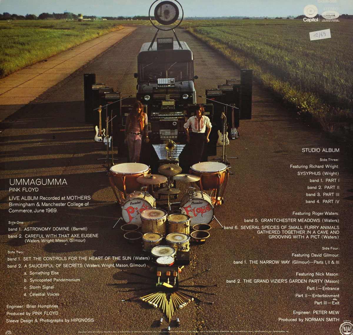 Ummagumma live album by Pink Floyd, CD with progg - Ref:117718086