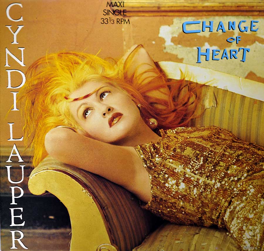 CYNDI LAUPER - Change of Heart 12" Vinyl Maxi-Single  album front cover