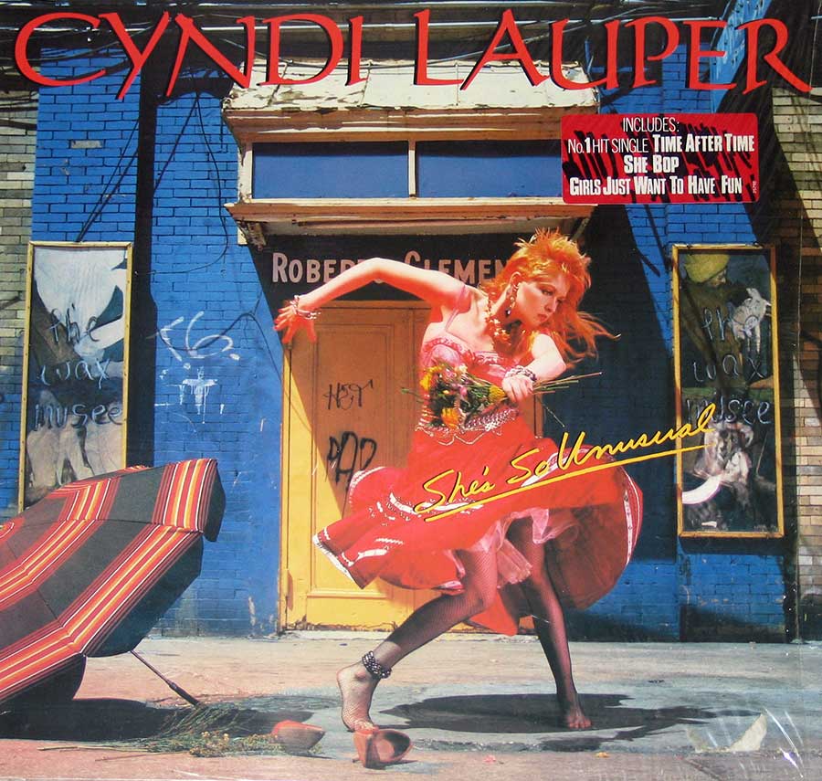 CYNDI LAUPER - She's So Unusual 12" VINYL LP ALBUM
 front cover https://vinyl-records.nl