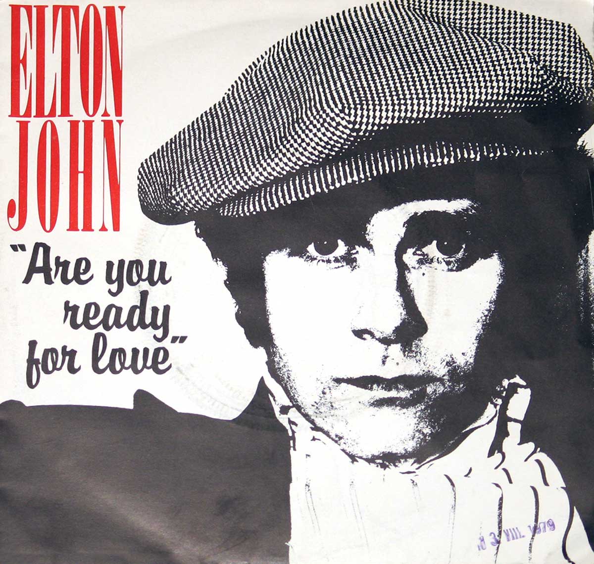large album front cover photo of: ELTON JOHN ARE YOU READY FOR LOVE 