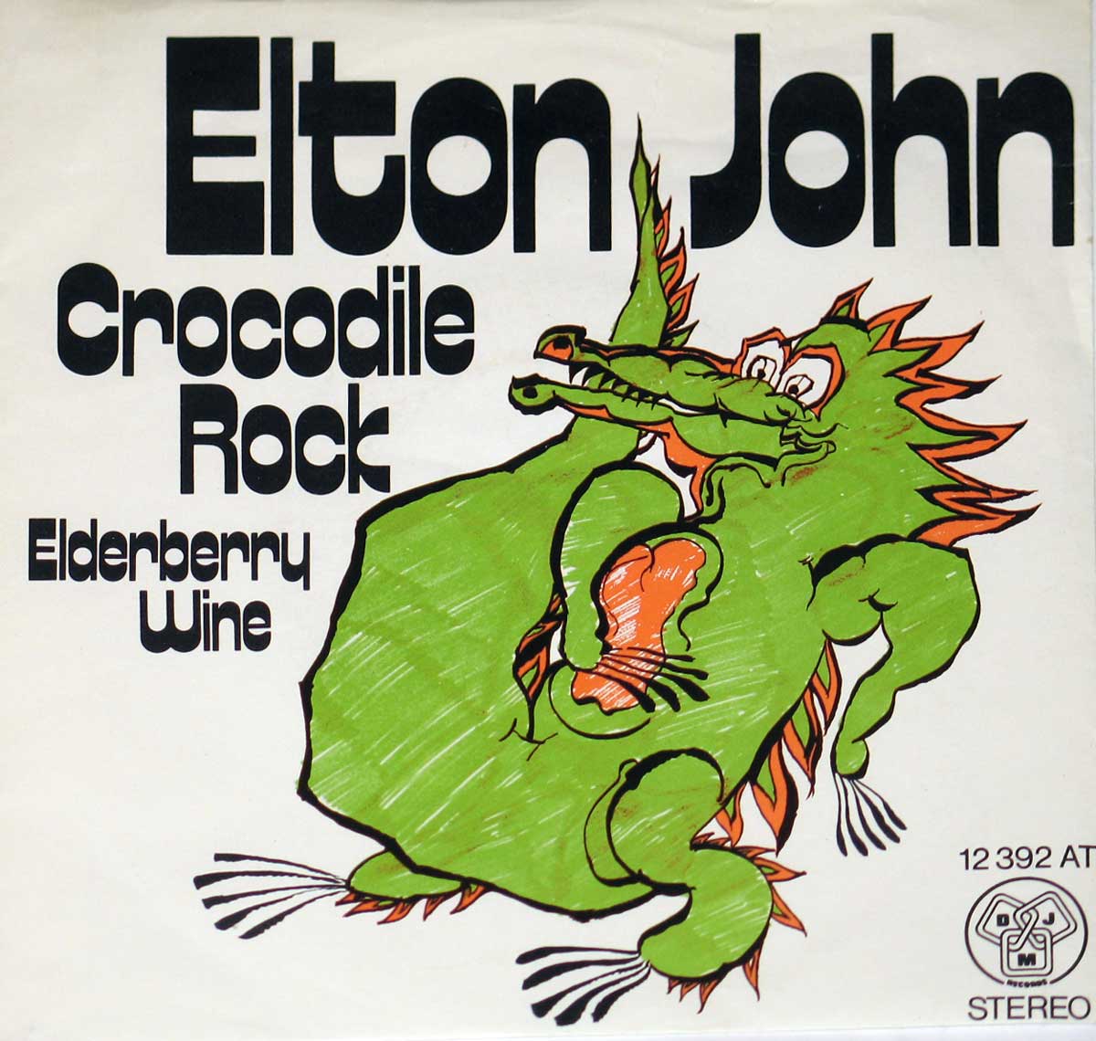 large album front cover photo of: ELTON JOHN CROCODILE ROCK 