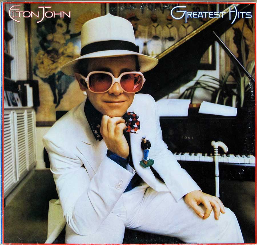 Elton John Greatest Hits Djm Album Cover Gallery And 12 Vinyl Lp