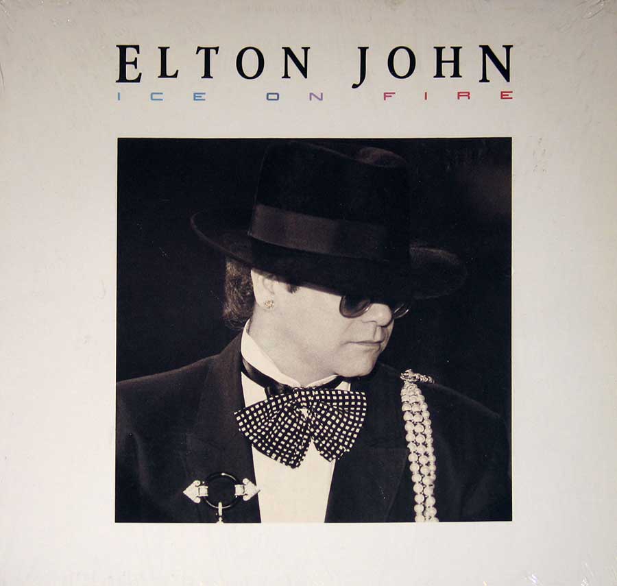 large album front cover photo of: ELTON JOHN - ICE ON FIRE 