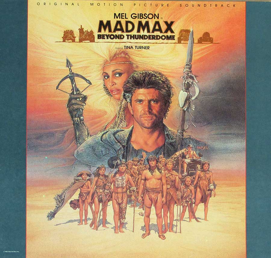 MAD MAX - Beyond Thunderdome Performed By Tina Turner Gatefold album Cover 12" LP VINYL ALBUM front cover https://vinyl-records.nl