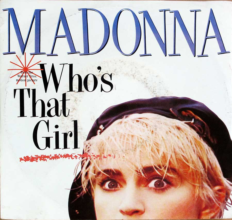 MADONNA - Who's That Girl 7" 45RPM Picture Sleeve SINGLE VINYL front cover https://vinyl-records.nl
