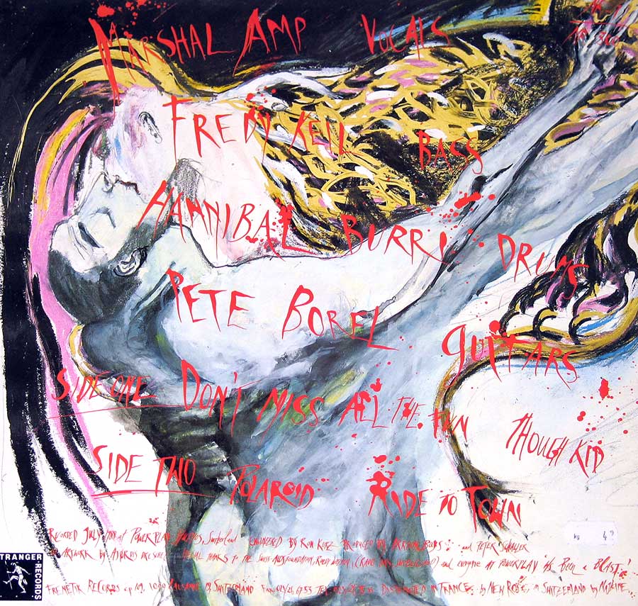 IRRTUM BOYS - Self-Titled 4-track EP Vinyl
 back cover