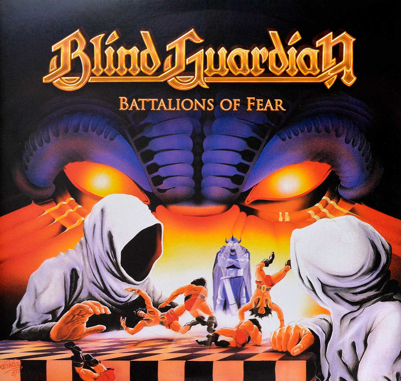 Album Front Cover Photo of BLIND GUARDIAN Battalions Of Fear Ltd Ed Light Blue 