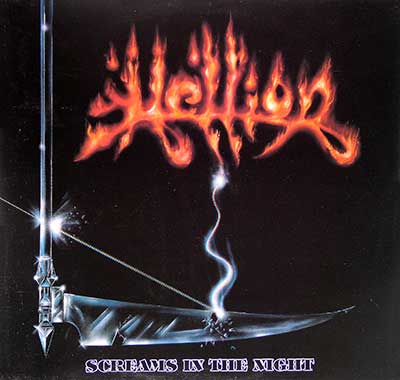 Thumbnail Of  HELLION - Screams in the Night 12" Vinyl LP album front cover