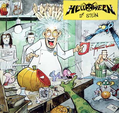 Thumbnail of HELLOWEEN - Dr Stein / Savage + Poster 7" Single album front cover