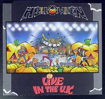 Thumbnail of HELLOWEEN - Live in the UK 12" Vinyl LP Album album front cover