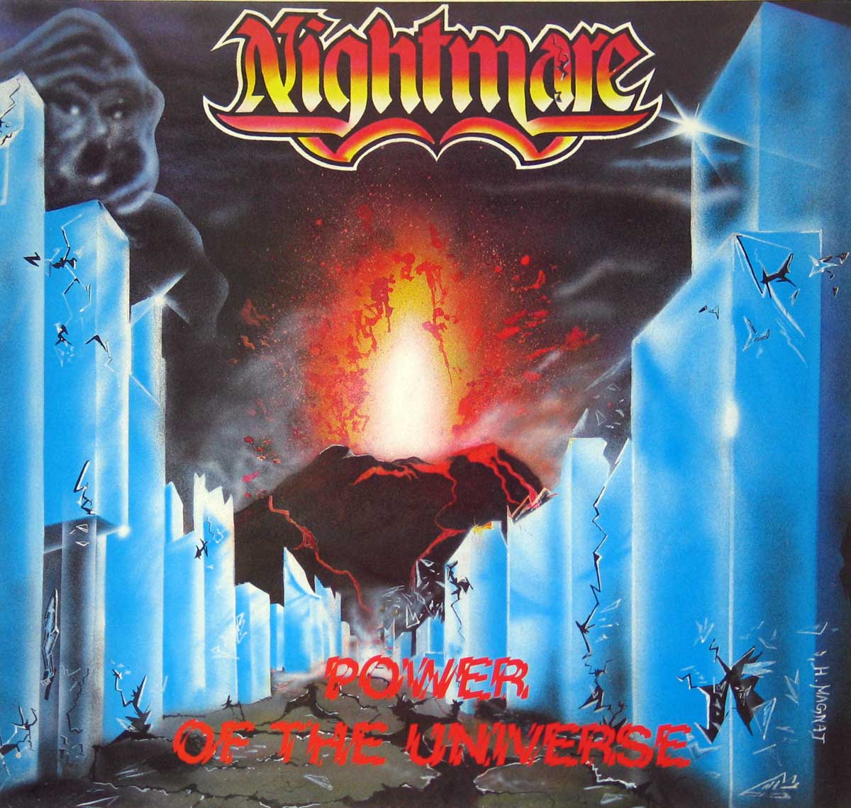 Album Front Cover of NIGHTMARE (FRANCE) - POWER OF THE UNIVERSE