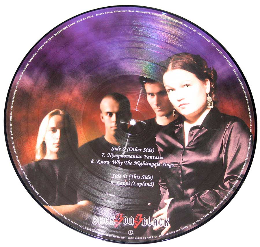 Large Hires Photo of Nightwish Picture Disc Front Side