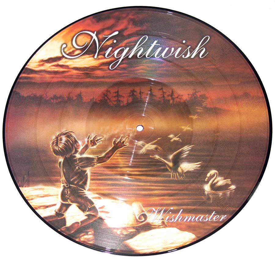 Large Hires Album Front photo of : Nightwish Wishmaster 12"  Picture Disc