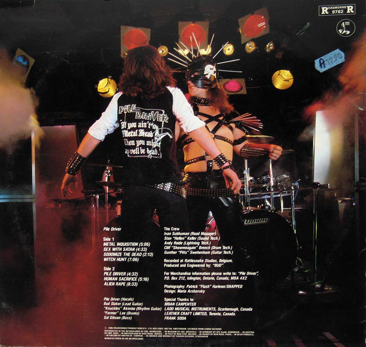 High Resolution Photo Album Back Cover of PILEDRiVER - Metal Inquisition https://vinyl-records.nl