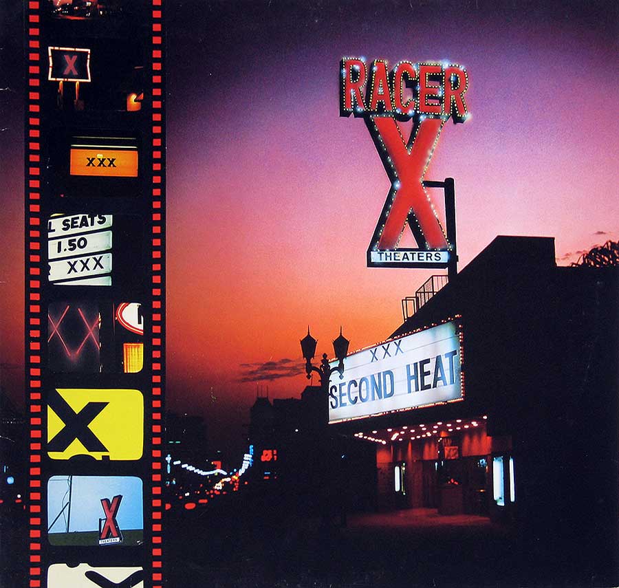 Album Front Cover RACER X SECOND HEAT Vinyl LP