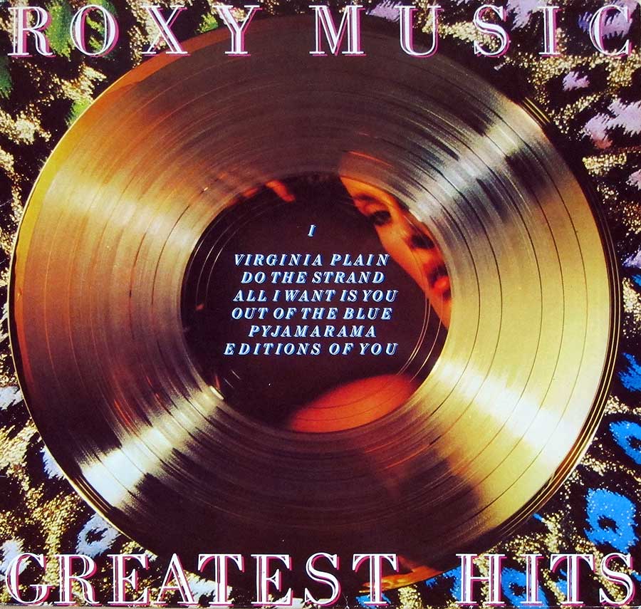 ROXY MUSIC Greatest Hits 12" LP Vinyl Album front cover