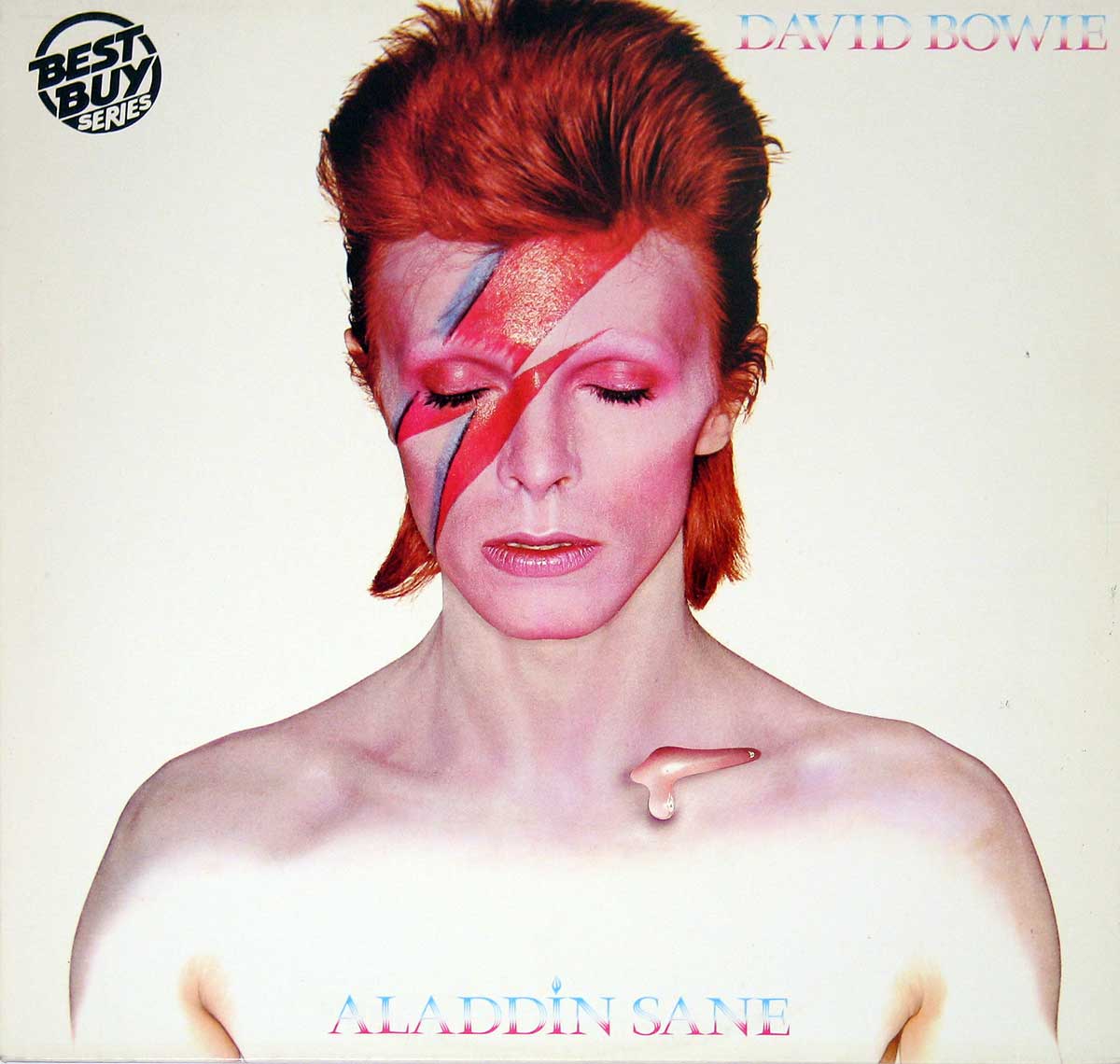large album front cover photo of: David Bowie - Aladdin Sane 