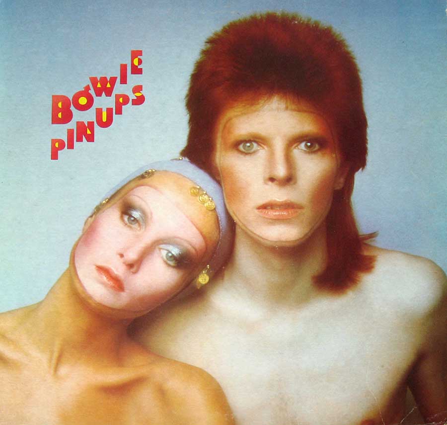 Front Cover Photo Of DAVID BOWIE - Pin Ups 12" Vinyl Lp With Twiggy Insert