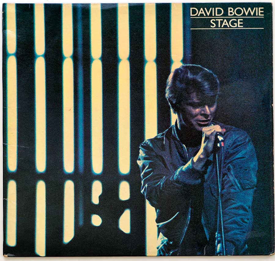 Front Cover Photo Of DAVID BOWIE - Stage -  UK Release 12" 2LP  Vinyl Album