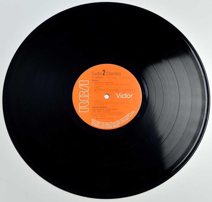 Photo of Side Two of DAVID BOWIE - Stage -  UK Release 12" 2LP  Vinyl Album 