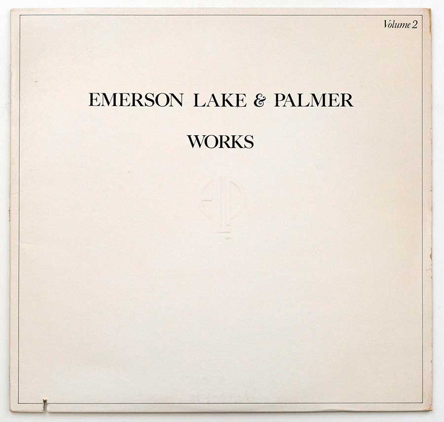 Front Cover Photo Of EMERSON LAKE PALMER - Works Vol 2 12" Vinyl LP Album 