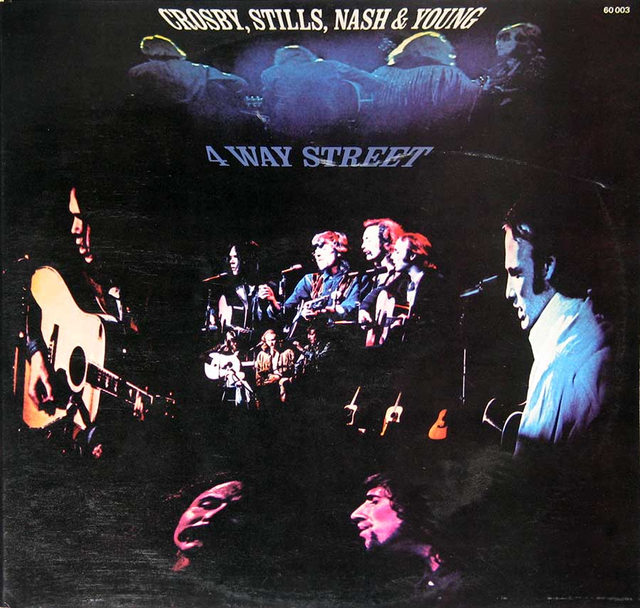 CROSBY STILLS NASH AND YOUNG - 4 Way Street 12" Vinyl LP Album front cover
