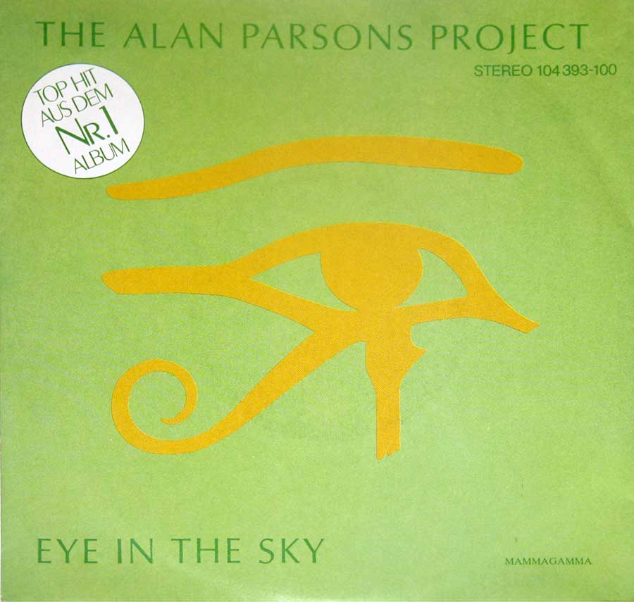 Large Hires Photo of Eye in The Sky Picture Sleeve