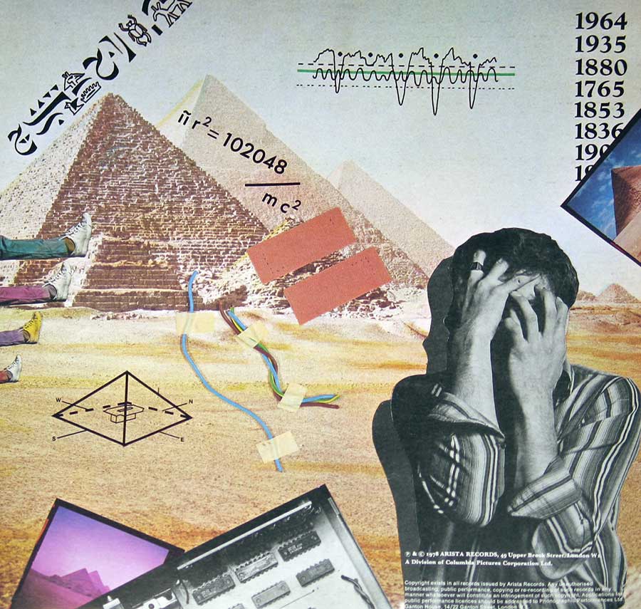 Photo One Of The Original Custom Inner Sleeve THE ALAN PARSONS PROJECT- Pyramid 