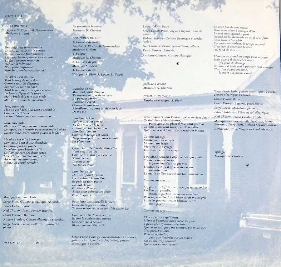 Lyrics of the songs on L'Heptade album 