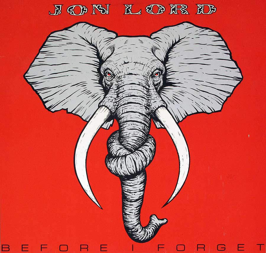 JON LORD - Before I Forget Orig Elephant 12" LP Vinyl Album front cover https://vinyl-records.nl