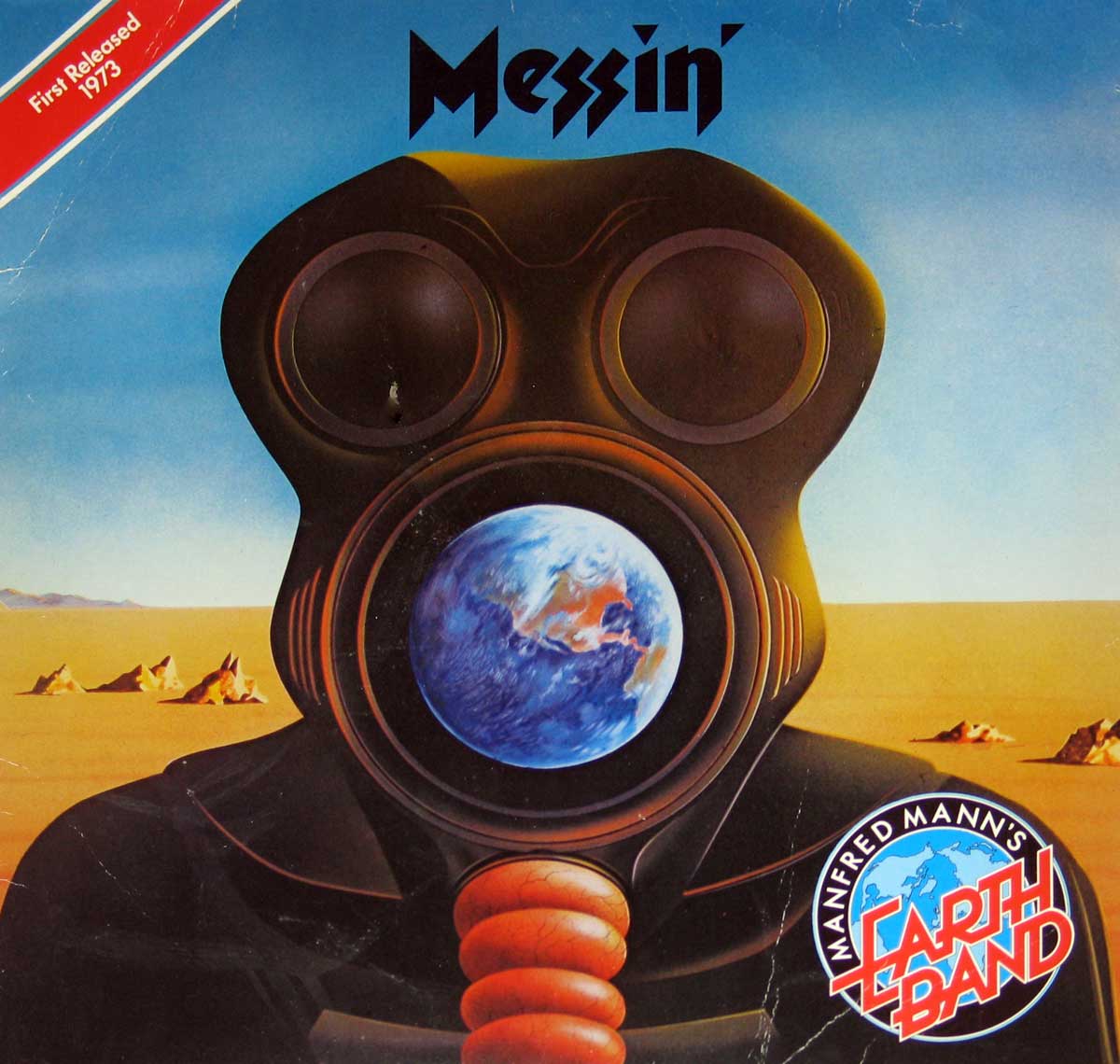 large album front cover photo of: Manfred Mann's Earth Band - Messin' Bronze Records re-issue 
