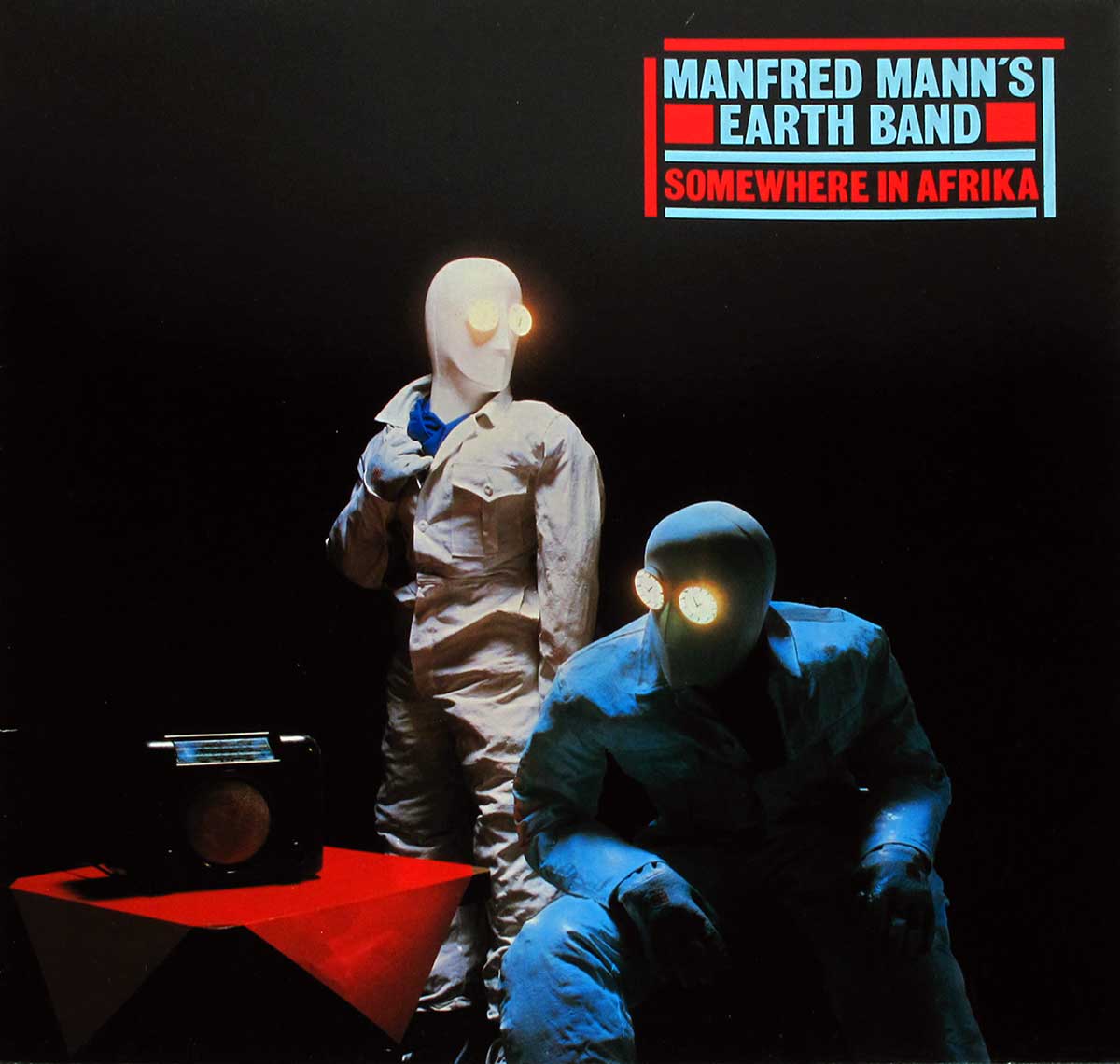 large album front cover photo of: MANFRED MANN'S EARTH BAND  SOMEWHERE IN AFRIKA  12" Vinyl LP Album 