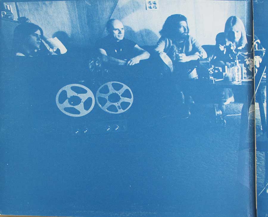 Photo of the left page inside cover SPIRIT - Feedback original USA 12" LP Vinyl Album 
